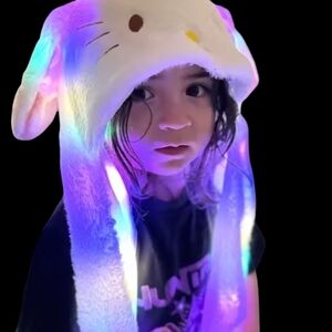 Cute LED Bunny Ear Hat